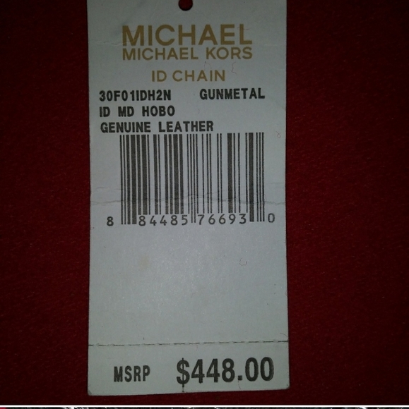 Authentic $448 Michael Kors Gunmetal Python Snakeskin Genuine Leather Pu… - Picture 16 of 16